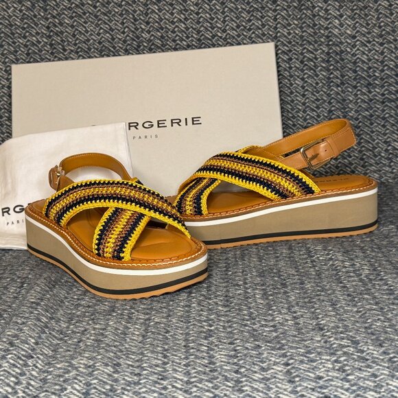 Clergerie Plaform Slides Size 8 - 8.5 Women - Picture 1 of 8